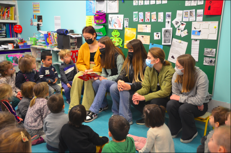 Projet salon du livre : des activités auprès des enfants de l’école maternelle du Marais