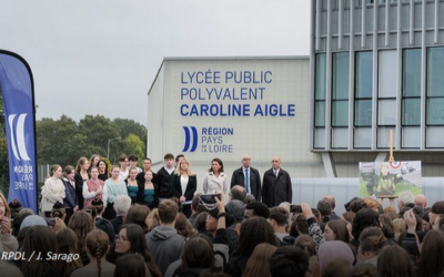 La Région rend hommage à Caroline Aigle, le lycée de Nort-sur-Erdre porte désormais officiellement son nom.